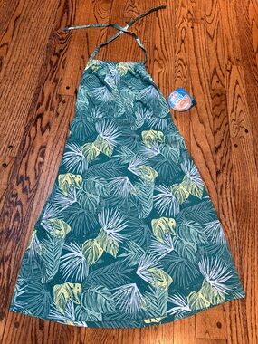 NWT Columbia sz S UPF40 Halter Dress Armadale II ferns